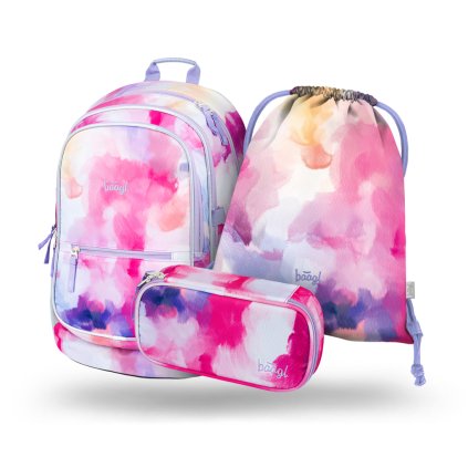 BAAGL SET 3 Core Painting: batoh, peračník, vrecúško