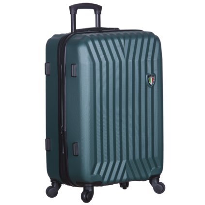 cestovný kufor TUCCI T-0115/3-L ABS - zelená