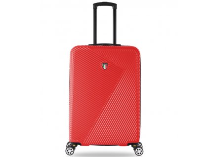 cestovný kufr TUCCI T-0118/3-S ABS - červená