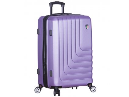 cestovný kufr TUCCI T-0128/3-L ABS - fialová
