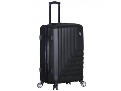 cestovný kufr TUCCI T-0128/3-M ABS - čierna