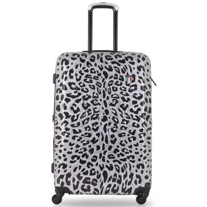 cestovný kufor TUCCI T-0158/3-M Winter Leopard
