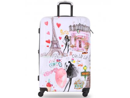cestovný kufr TUCCI T-0163/3-L Paris Love