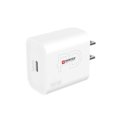 SKROSS USB-C nabíjací adaptér Power charger 30W US, Power Delivery, typ A