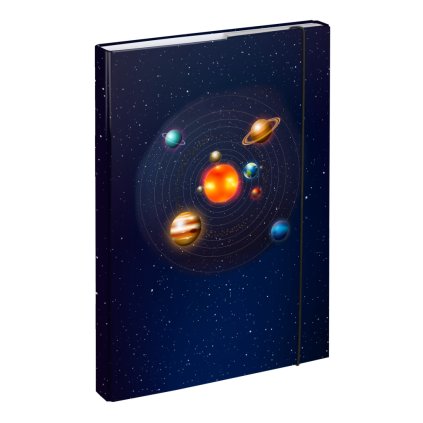 BAAGL Dosky na školské zošity A4 Planety