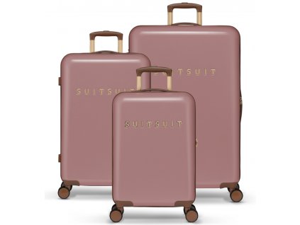 SUITSUIT Sada cestovných kufrů SUITSUIT TR-7211/3 Fab Seventies Old Rose