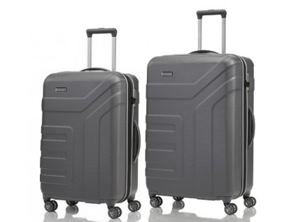 Travelite Vector 4w M, L Anthracite - sada 2 kufrů