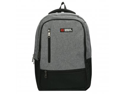 Enrico Benetti Hamburg 15" Notebook Backpack Light Grey 25l