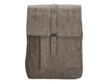 Enrico Benetti Rotterdam 17" Notebook Backpack Medium Taupe