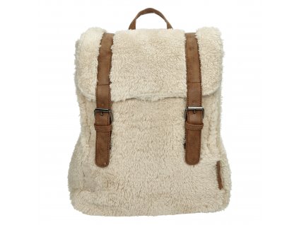 Enrico Benetti Teddy Tablet Backpack Off-White