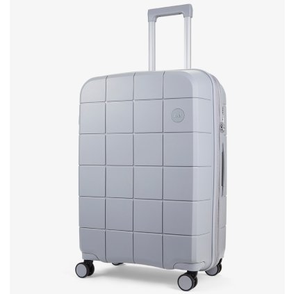 Cestovný kufor ROCK Pixel M PP - sivá