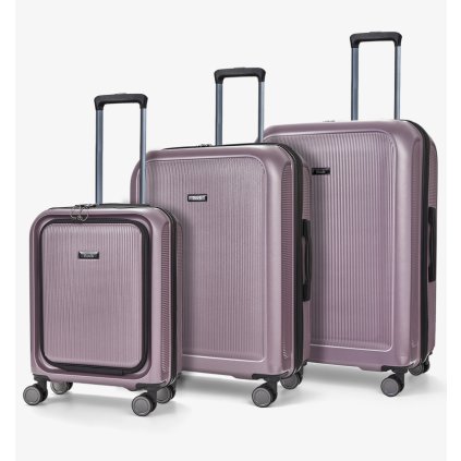 Sada cestovných kufrov ROCK Austin PP - fialová