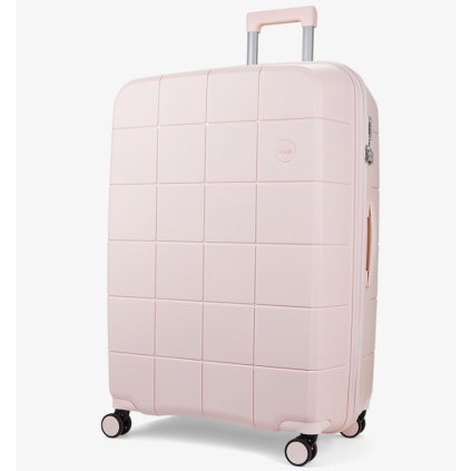 Cestovný kufor ROCK Pixel L PP - svetloružová