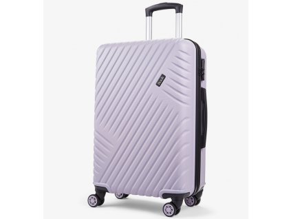 cestovný kufr ROCK Santiago M ABS - fialová