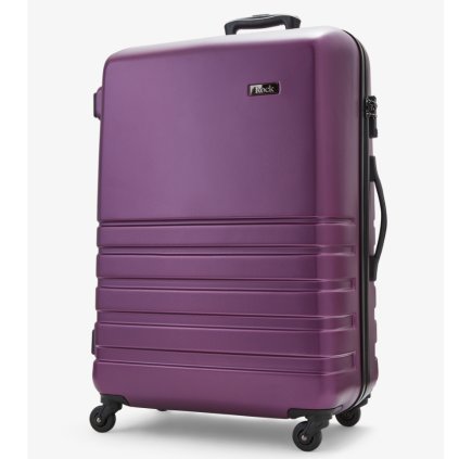 Cestovný kufor ROCK TR-0169/3-L ABS - fialová