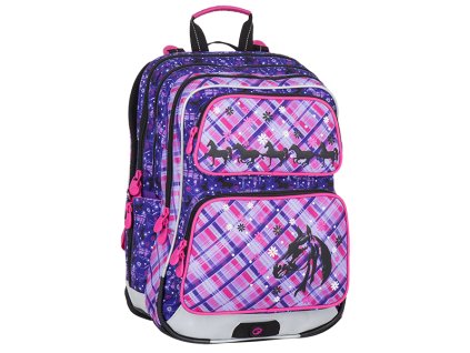 Bagmaster GALAXY 7 B VIOLET/PINK + LED Čelovka 3W