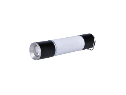 Solight LED ruční nabíjecí svítilna s kampingovou lucernou, 250lm, Li-Ion, power bank, USB