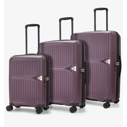 Sada cestovných kufrov ROCK Vancouver PP - fialová