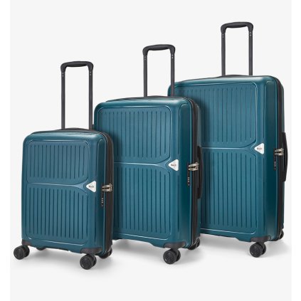 Sada cestovných kufrov ROCK Vancouver PP - zelená