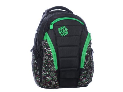 Bagmaster Studentský batoh BAG 0215 D BLACK/GREEN