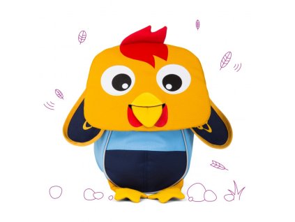 Batůžek pro nejmenší Affenzahn Richi Rooster - yellow