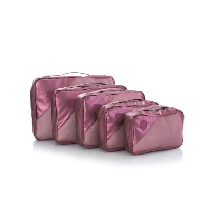 Heys Metallic Packing Cube Burgundy – 5 kusov