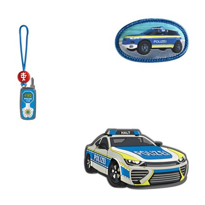Doplnková sada obrázkov MAGIC MAGS Police Car Cody k aktovkám GRADE, SPACE, CLOUD, 2IN1 a KID