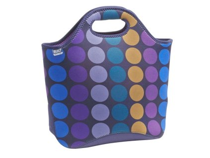 Built Market Tote Plum Dot