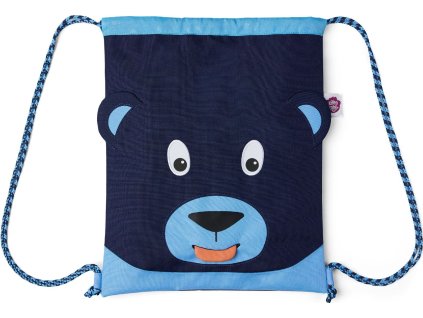 Affenzahn Detský batůžek Kids Sportsbag Bear - blue