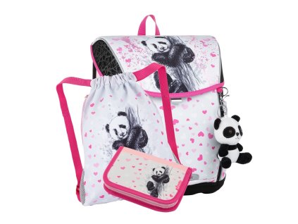 Bagmaster PRIM 23 B malý školní set pro prvňáčky - panda