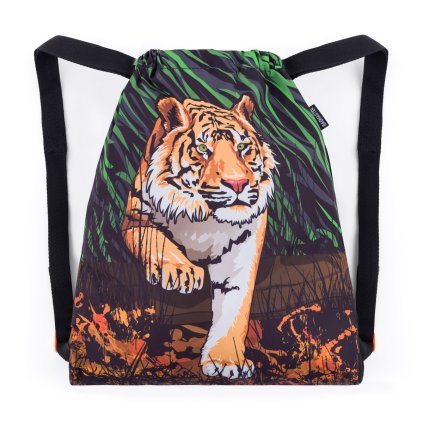 Bagmaster SÁČEK BETA 24 B školské vrecko na prezuvky / telocvik – tiger