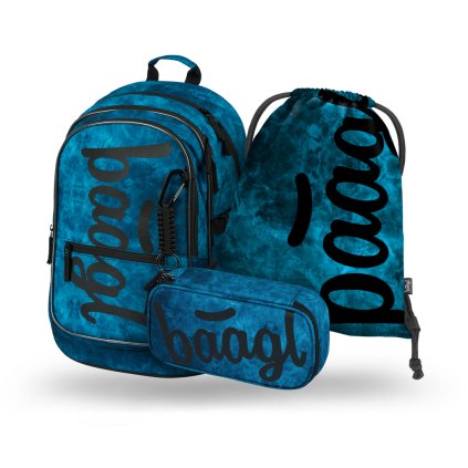BAAGL 3 SET Core Ocean: batoh, peračník, vrecko