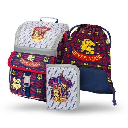 BAAGL 3 SET Zippy Harry Potter Nebelvír: aktovka, peračník, vrecko
