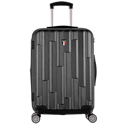 cestovný kufor TUCCI Riflettore T-0272/3-M ABS - čierna