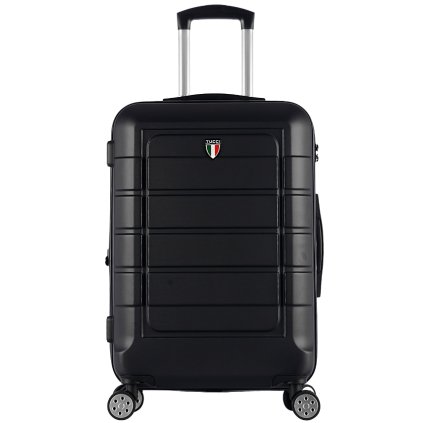 cestovný kufor TUCCI Console T-0273/3-M ABS - čierna