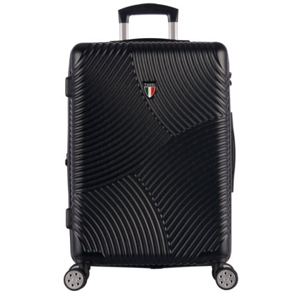 cestovný kufor TUCCI Srotolare T-0277/3-L ABS - čierna