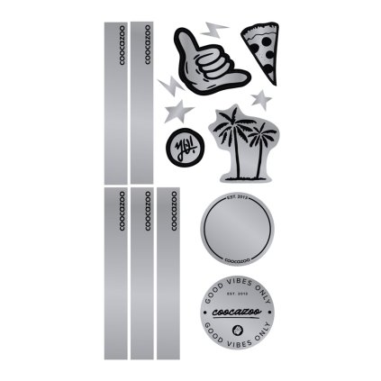 Reflexné nálepky StickyRicky coocazoo, Black