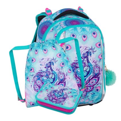 Bagmaster VEGA 24 B malý školský set pre prvákov – páv