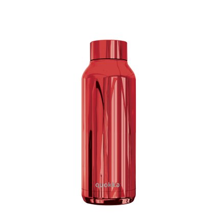 Quokka nerezová fľaša Solid Sleek 510 ml - červená
