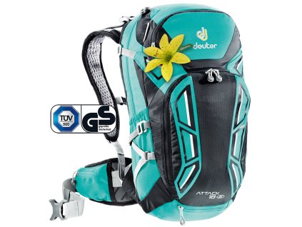Deuter Attack 18 SL mint-black - Batoh + LED Svítilna