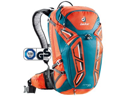 Deuter Attack 20 papaya-petrol - Batoh + LED Svítilna