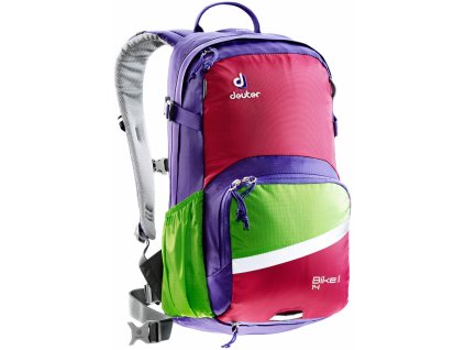 Deuter Bike I 14 Violet-magenta - Batoh + LED Svítilna