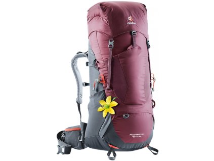 Deuter Aircontact Lite 45 + 10 SL maron-graphite - Batoh + LED Svítilna