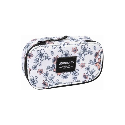 Meatfly puzdro XL Pencil Case Blossom White