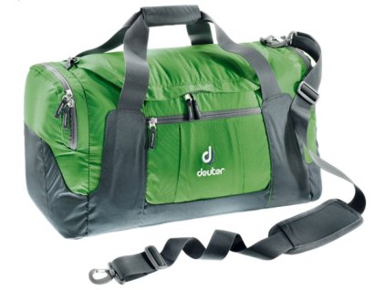 Deuter Relay 40 emerald-granite - Cestovná taška + LED Svítilna
