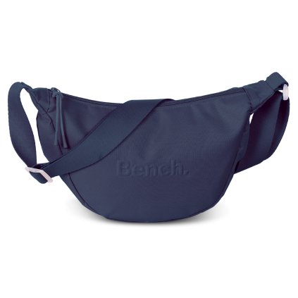 Bench Crossbody moon bag - tmavomodrá