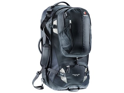 Deuter Traveller 70+10 black-silver - Batoh + LED Svítilna