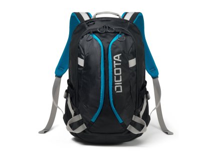 Dicota Backpack Active 14-15,6" čierno/modrá + LED svítilna