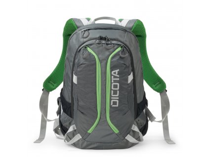 Dicota Backpack Active 14-15.6 grey/lime + LED Čelovka 3W