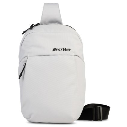 BestWay Sling Bag - svetlo sivá 5l